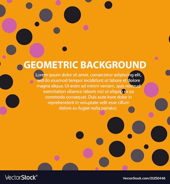 Abstract geometric pattern and background vector image