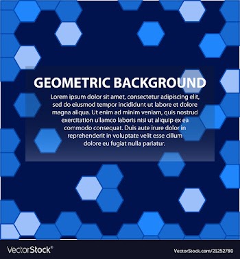 Abstract geometric pattern and background vector image