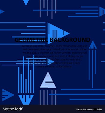 Abstract geometric pattern and background vector image