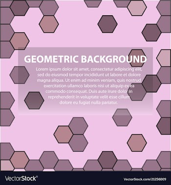 Abstract geometric pattern and background vector image