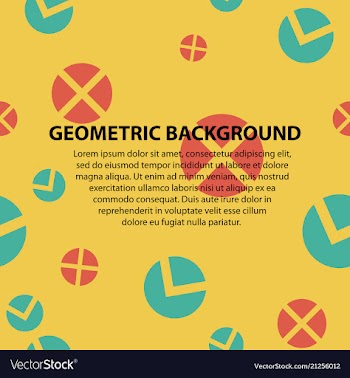 Abstract geometric pattern and background vector image