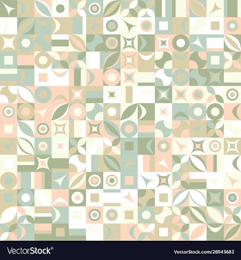 Abstract geometric pattern background - colorful vector image