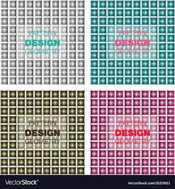 Abstract geometric pattern with lines rhombuses a vector image