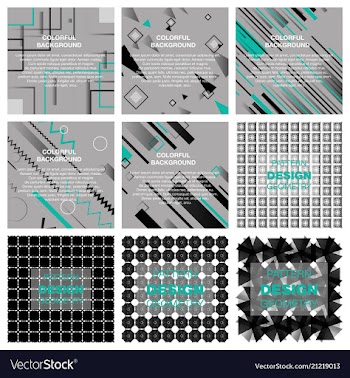 Abstract geometric pattern with lines rhombuses a vector image