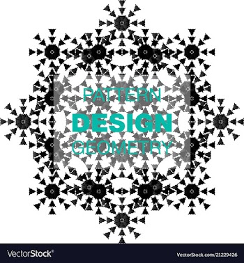 Abstract geometric pattern with lines rhombuses a vector image
