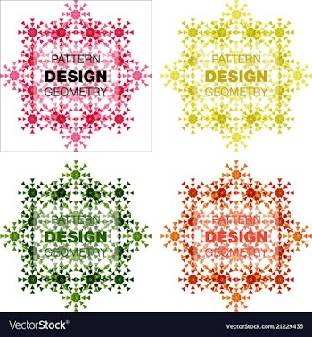 Abstract geometric pattern with lines rhombuses a vector image
