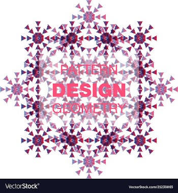 Abstract geometric pattern with lines rhombuses a vector image