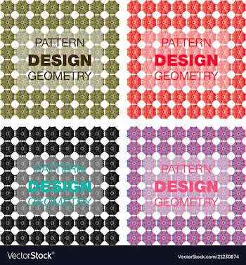 Abstract geometric pattern with lines rhombuses a vector image