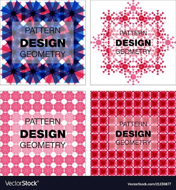 Abstract geometric pattern with lines rhombuses a vector image