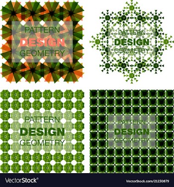 Abstract geometric pattern with lines rhombuses a vector image