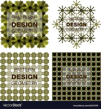 Abstract geometric pattern with lines rhombuses a vector image