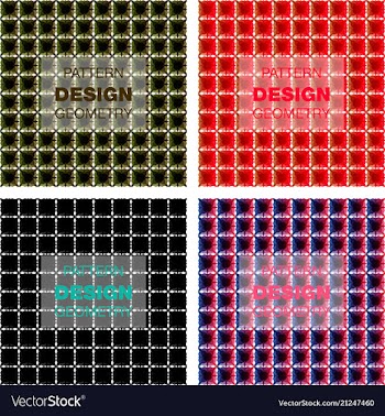 Abstract geometric pattern with lines rhombuses a vector image