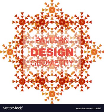Abstract geometric pattern with lines rhombuses a vector image