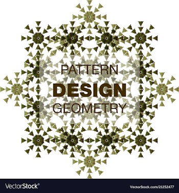 Abstract geometric pattern with lines rhombuses a vector image