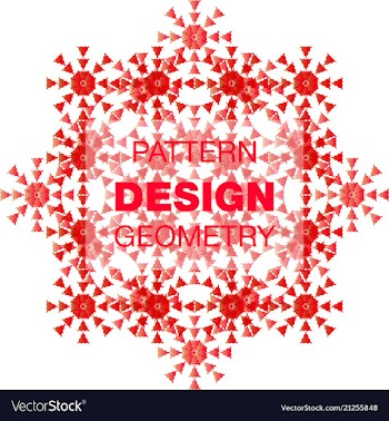 Abstract geometric pattern with lines rhombuses a vector image