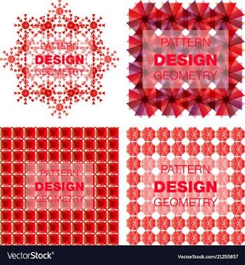 Abstract geometric pattern with lines rhombuses a vector image