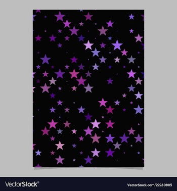 Abstract geometric pentagram pattern background vector image