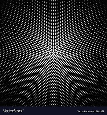 Abstract geometric round circle pattern vector image