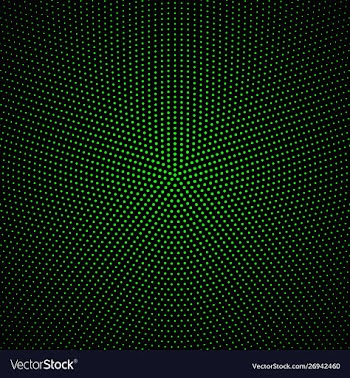 Abstract geometric round circle pattern vector image
