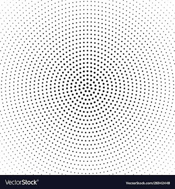 Abstract geometric round dot pattern background vector image