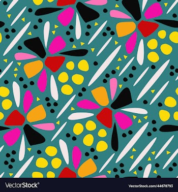 abstract geometric seamless bright pattern