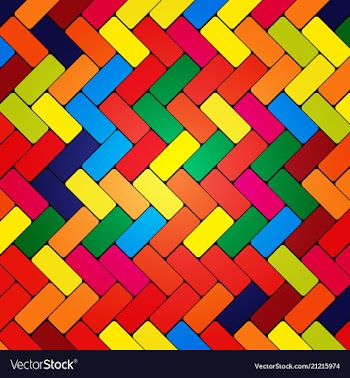 Abstract geometric seamless color background vector image