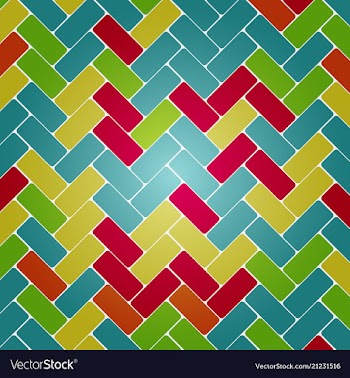 Abstract geometric seamless color background vector image