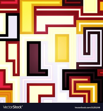 Abstract geometric seamless color background vector image
