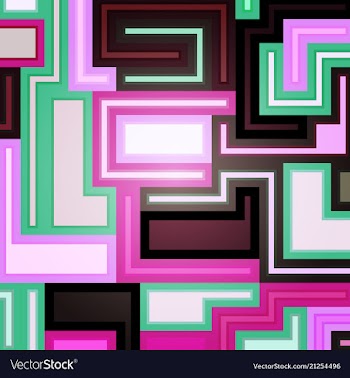 Abstract geometric seamless color background vector image