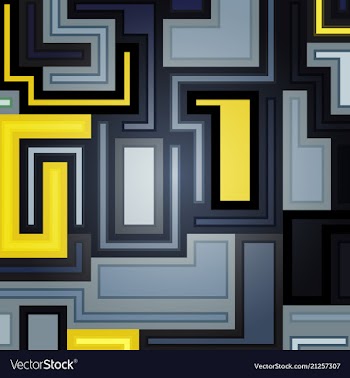 Abstract geometric seamless color background vector image
