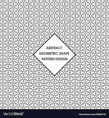 abstract geometric seamless pattern