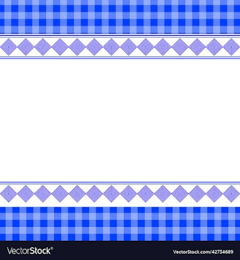 abstract geometric shape with blue plaid