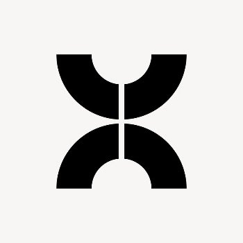 Abstract geometric shapes logo element | Free Photo - rawpixel