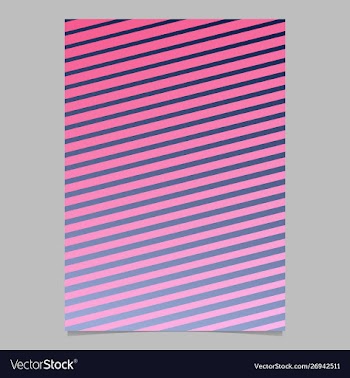 Abstract geometric stripe poster background vector image