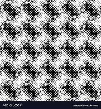 Abstract geometrical black and white circle vector image