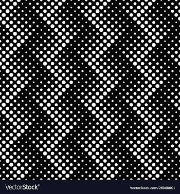 Abstract geometrical black and white dot pattern vector image