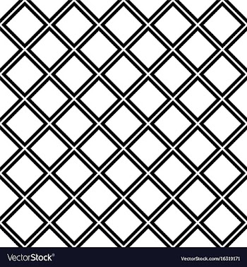 Abstract geometrical black and white seamless vector image