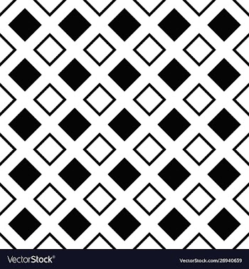 Abstract geometrical black and white square vector image