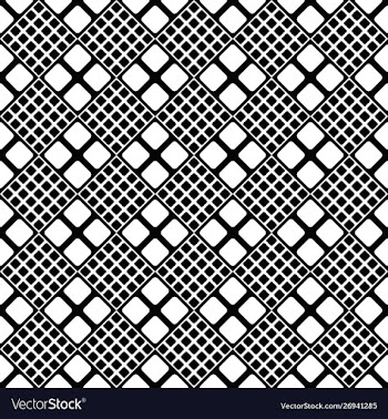 Abstract geometrical black and white square vector image