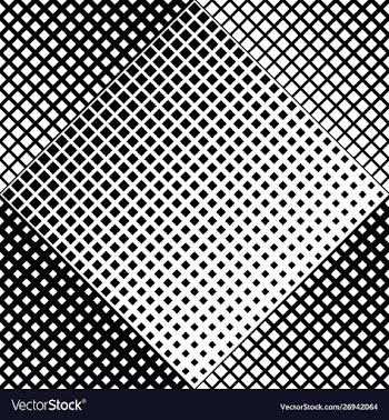 Abstract geometrical black and white square vector image
