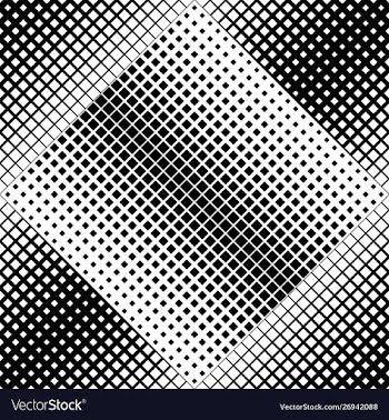 Abstract geometrical black and white square vector image