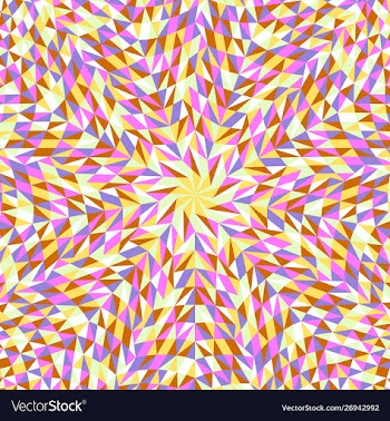 Abstract geometrical circular tile mosaic pattern vector image