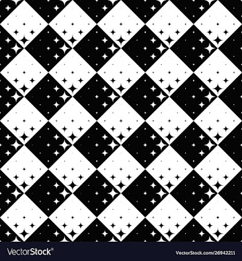Abstract geometrical curved star pattern vector image