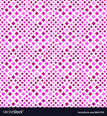 Abstract geometrical deep pink square pattern vector image