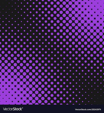 Abstract geometrical halftone dot pattern vector image
