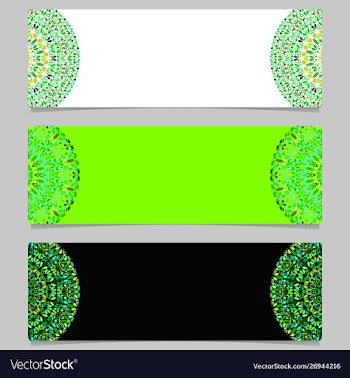 Abstract geometrical horizontal gravel mandala vector image