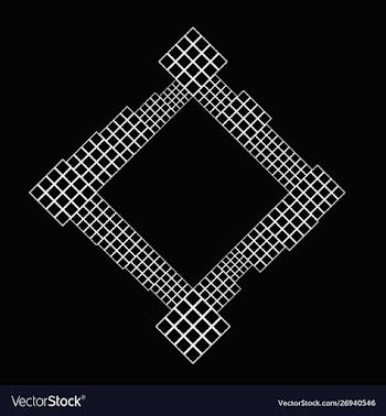 Abstract geometrical modern minimal square blank vector image