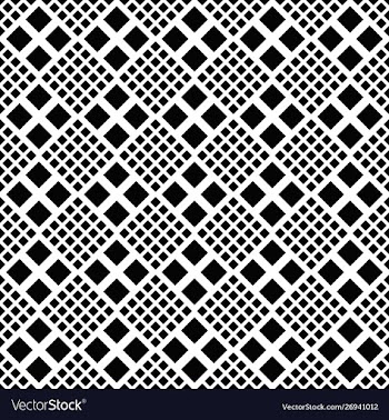 Abstract geometrical monochrome diagonal square vector image