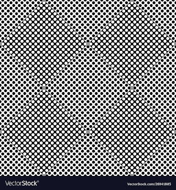 Abstract geometrical monochrome seamless dot vector image