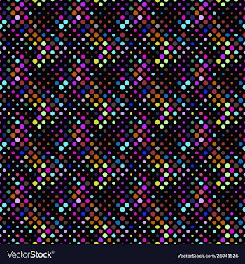 Abstract geometrical multicolor seamless dot vector image